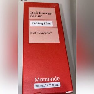 MAMONDE RED ENERGY LIFTING SERUM FACIAL DUAL POLYPHENOL 1.01 FL.OZ. NIB